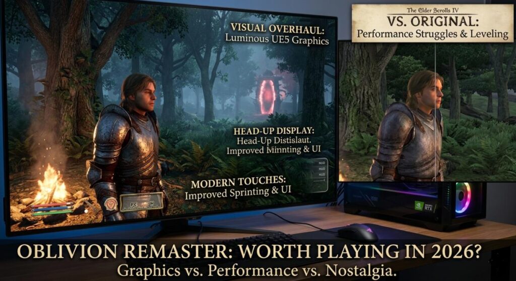 Oblivion Remaster Review: Graphics, Gameplay, Performance & Is It Worth Playing in 2026?
